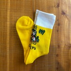 KARYU SOCKS YELLOW / WHITE