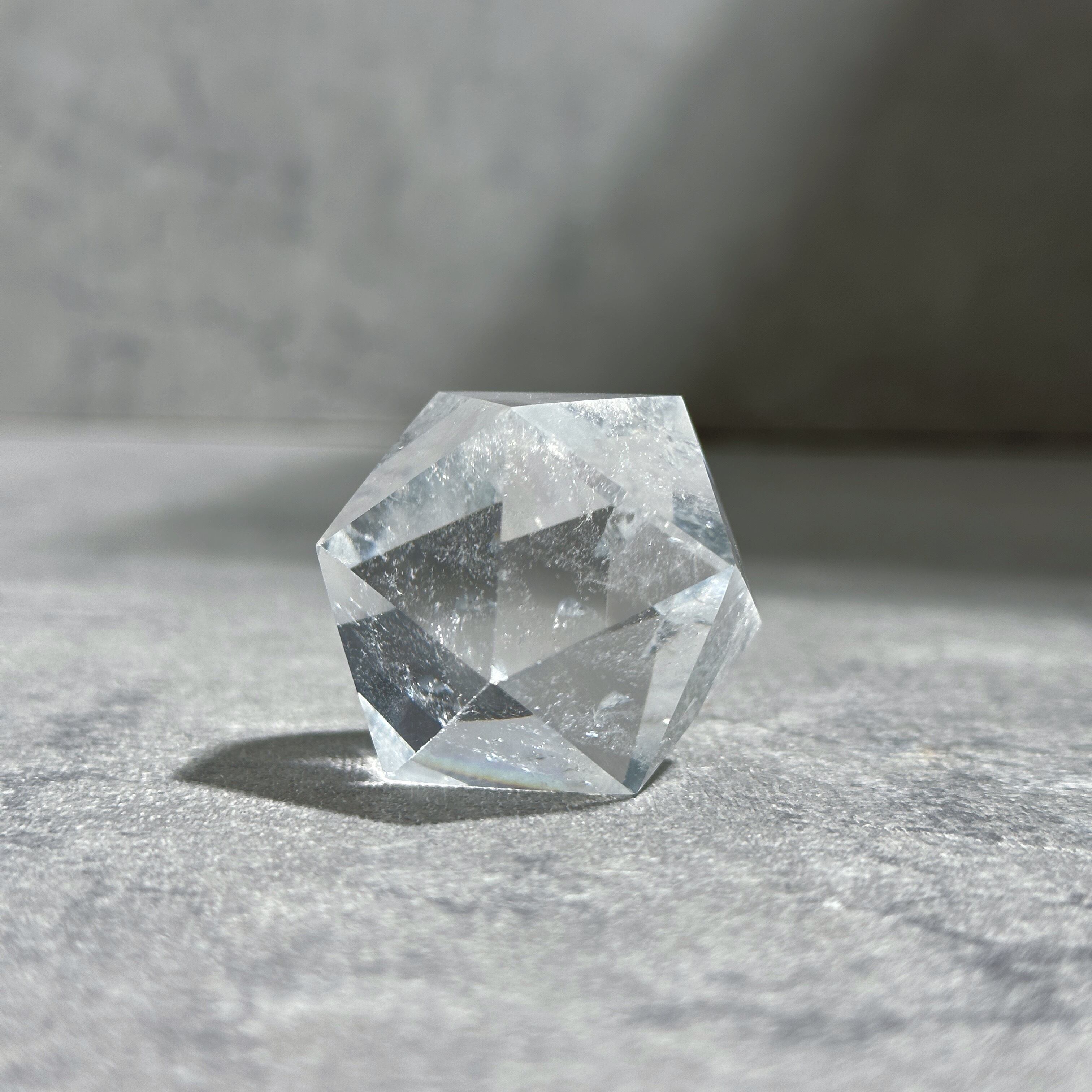 透明感◎ミナスジェライス産クリアクォーツ 二十面体12◇Clear Quartz