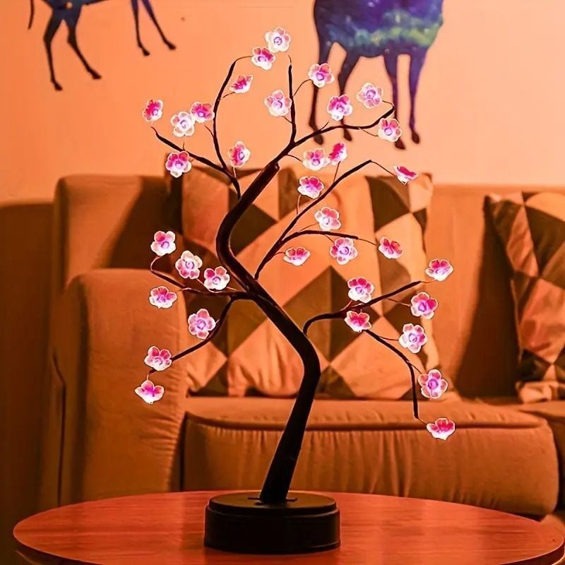 テーブルランプ かわいい クリスマスツリー USB充電 インテリア オレンジ テーブルランプ かわいい クリスマスツリー USB充電 インテリア