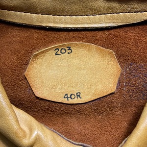 vintage 1970’s 2tone leather shirt
