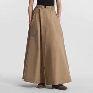CO　PARACHUTE COTTON SKIRT　CAMEL