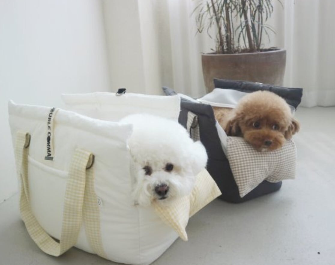 予約【DOUBLE COMMA】THECOM BAG (Ivory) | haneulpet