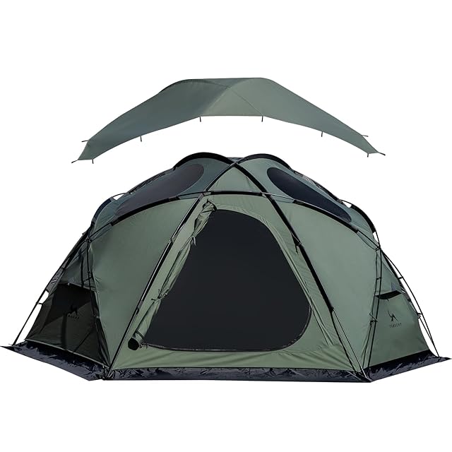 OneTigris MICABIN テント前幕 T/C 大型焚き火陣幕 風よけ