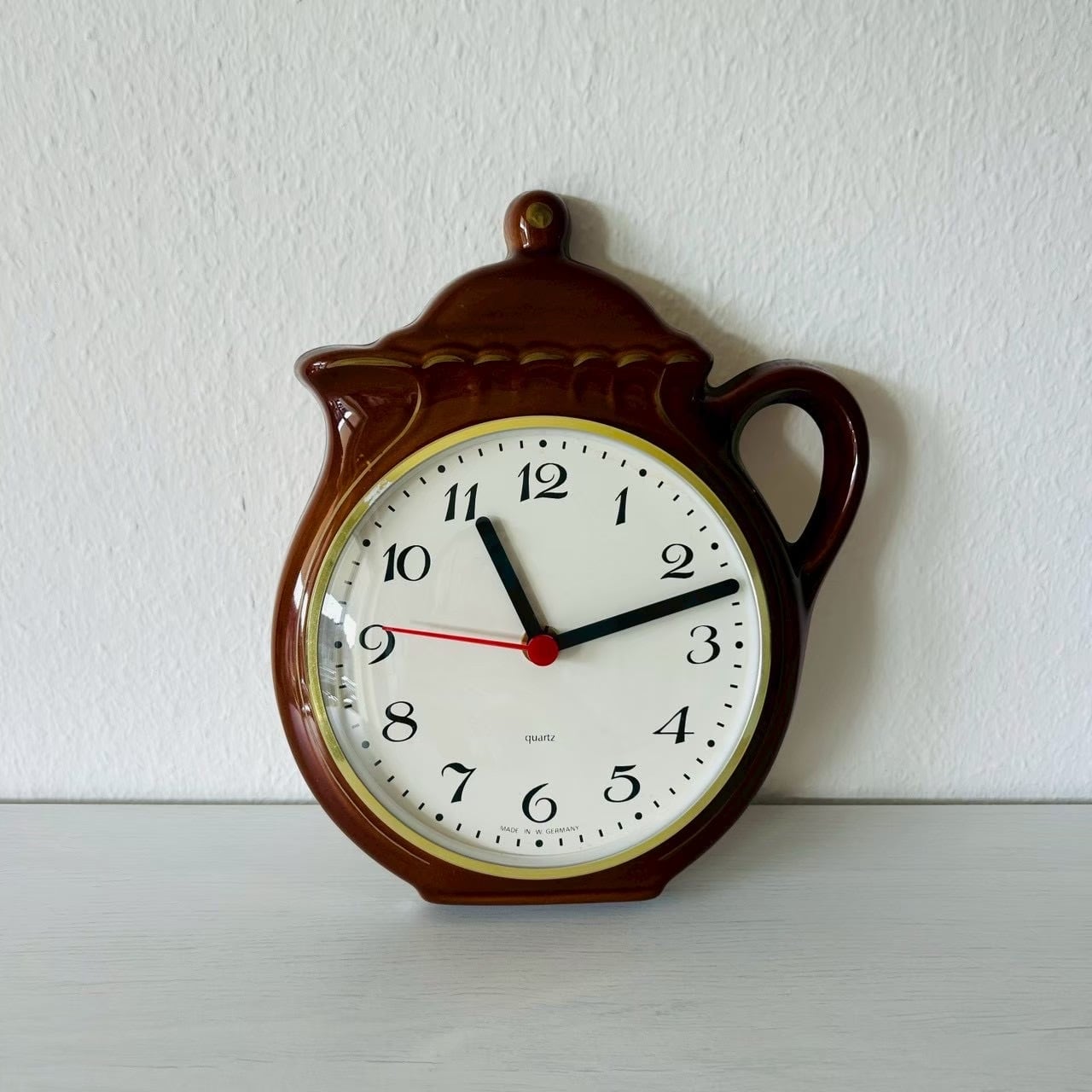 【美品】壁掛時計　陶器　ヨーロッパ　置物　インテリア　工芸品　美術品　A3396 陶器壁掛け時計 | Hoch Lagerhaus ホフラガーハウス 欧州ヴィンテージ