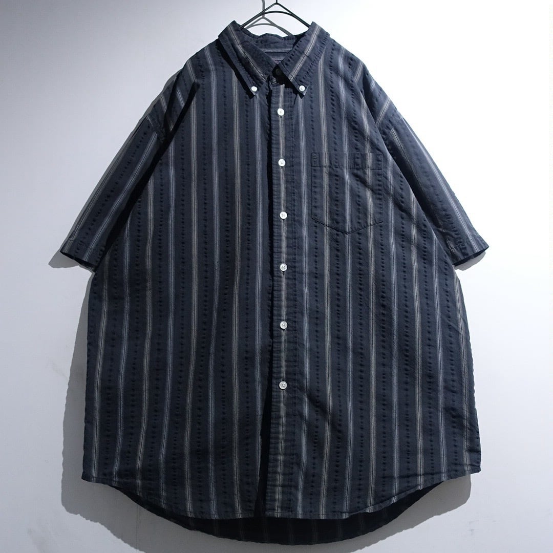 "ARROW" Multicolor Stripe Pattern BD Short-Sleeve Shirt