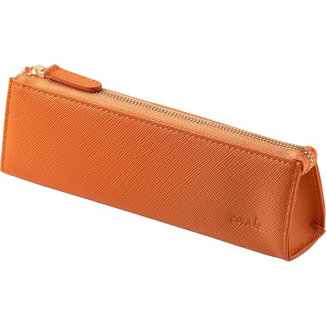 バハギア ペンケース コンパクト ラウンドジップ型 クレイジーホース