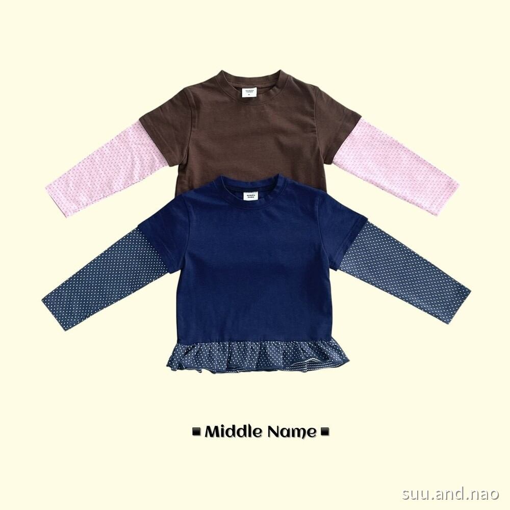 取寄:middlename レイヤードフリルT/Jr※送料無料