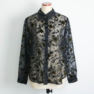 sheer shirt L