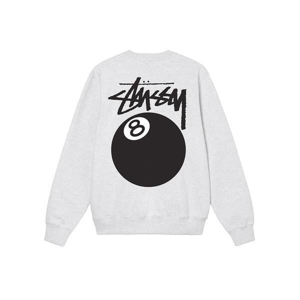 STUSSY  8ボール スウェット グレー Ｌ