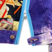 【kimonojk44】着物デニムジャケットKIMONO DENIM JACKET