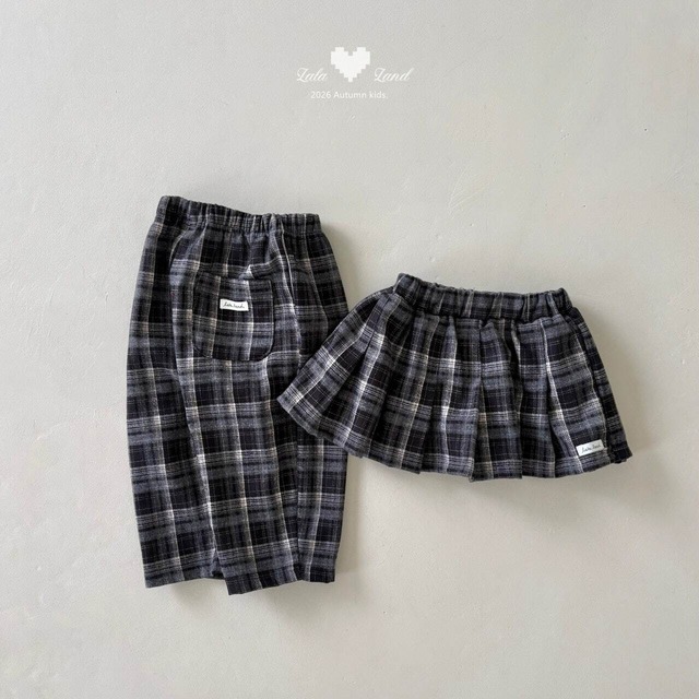 即納⌇Lala land / Fancy check pants