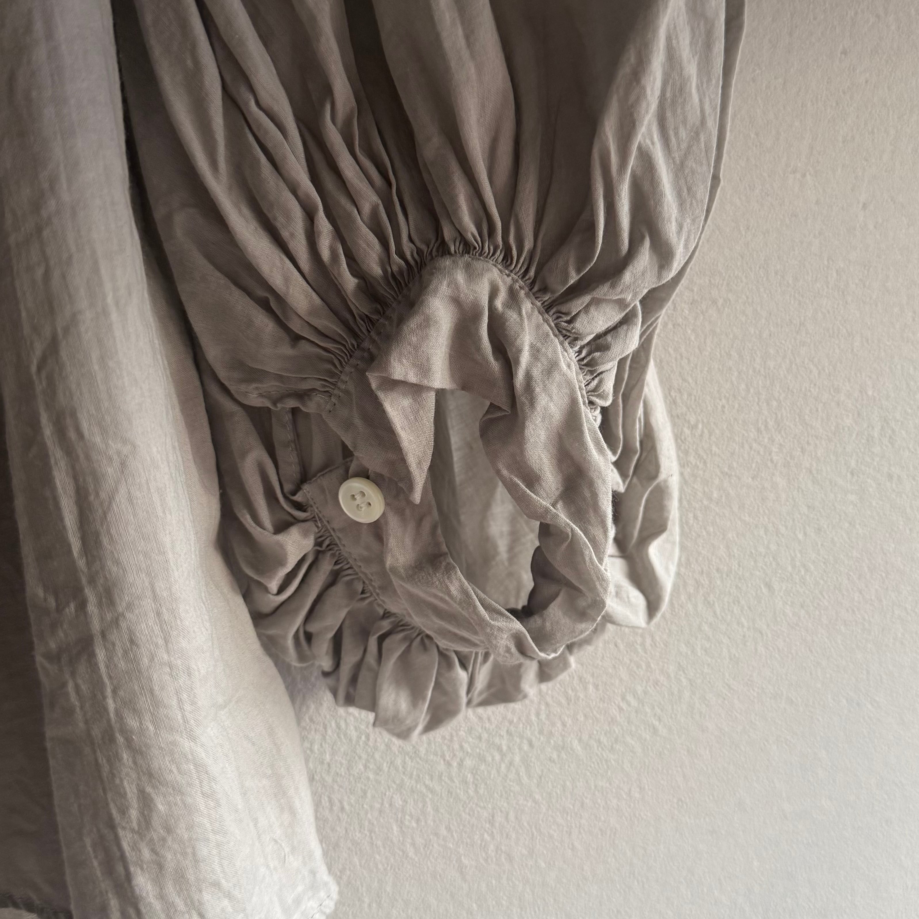 R&D.M.Co- Garment Dye Lawn Gather Smock ガーメントダイ