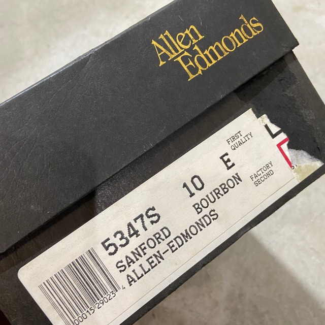 『送料無料』箱付きデッドストック　Allen edmonds Sanford 革靴