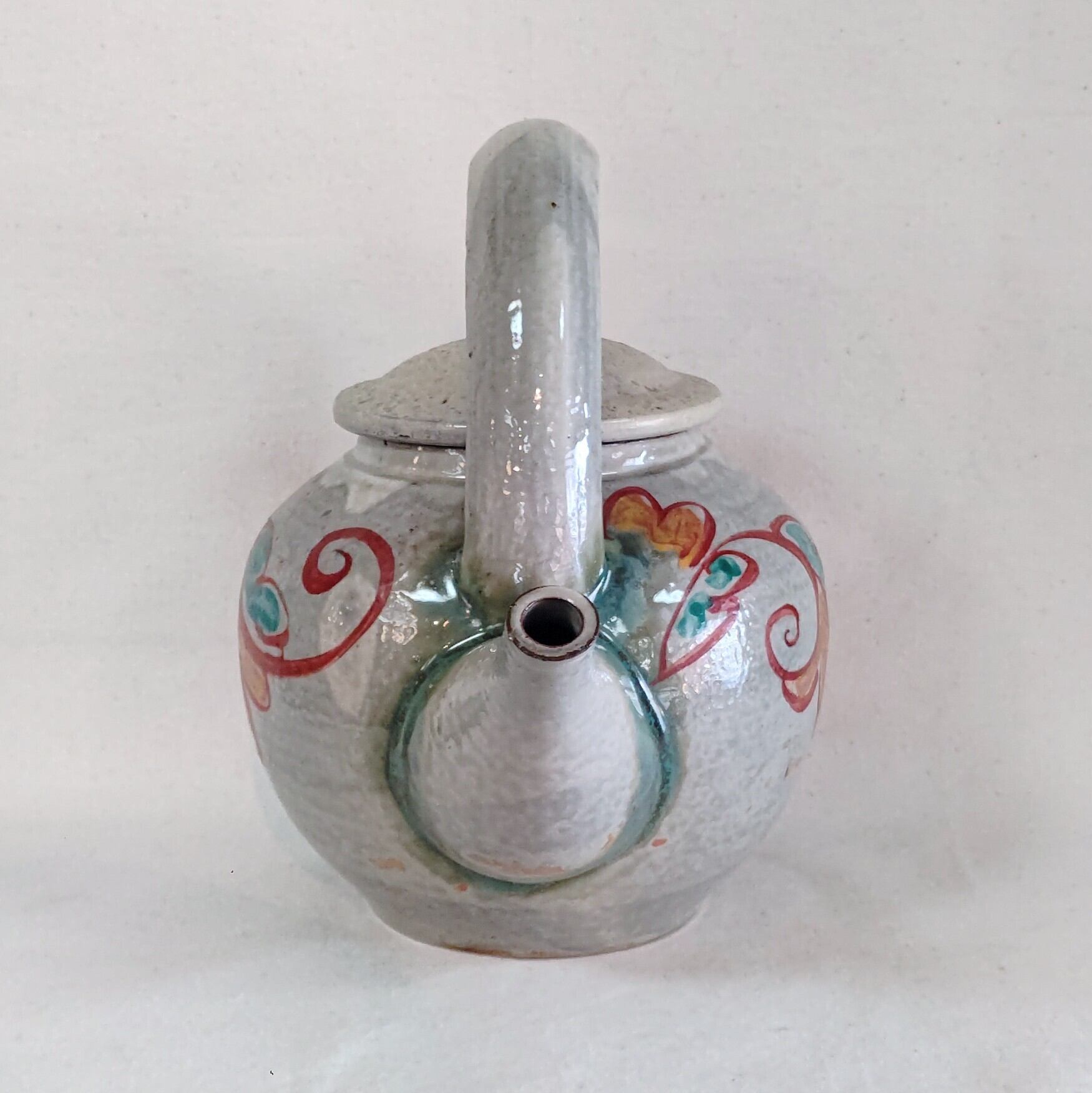 赤絵唐草文按瓶 上江洲茂生 | vintage123