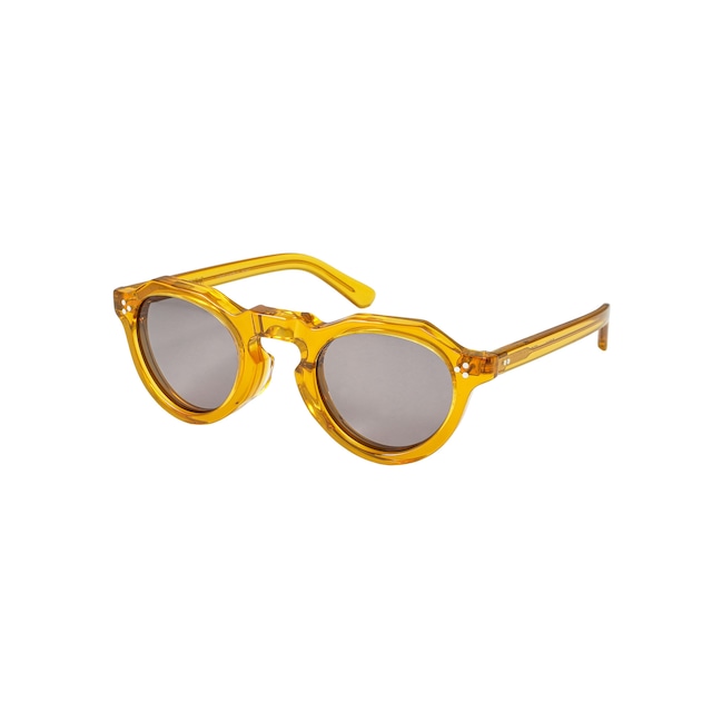 EVILACT eyewear " MIAMI " gold×a.clear/yellow lens