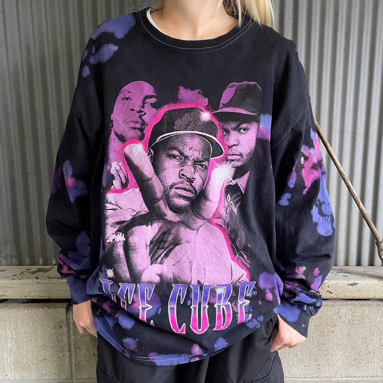 ICE CUBE アイスキューブ ヒップホップ ラッパー ロングTシャツ メンズ 