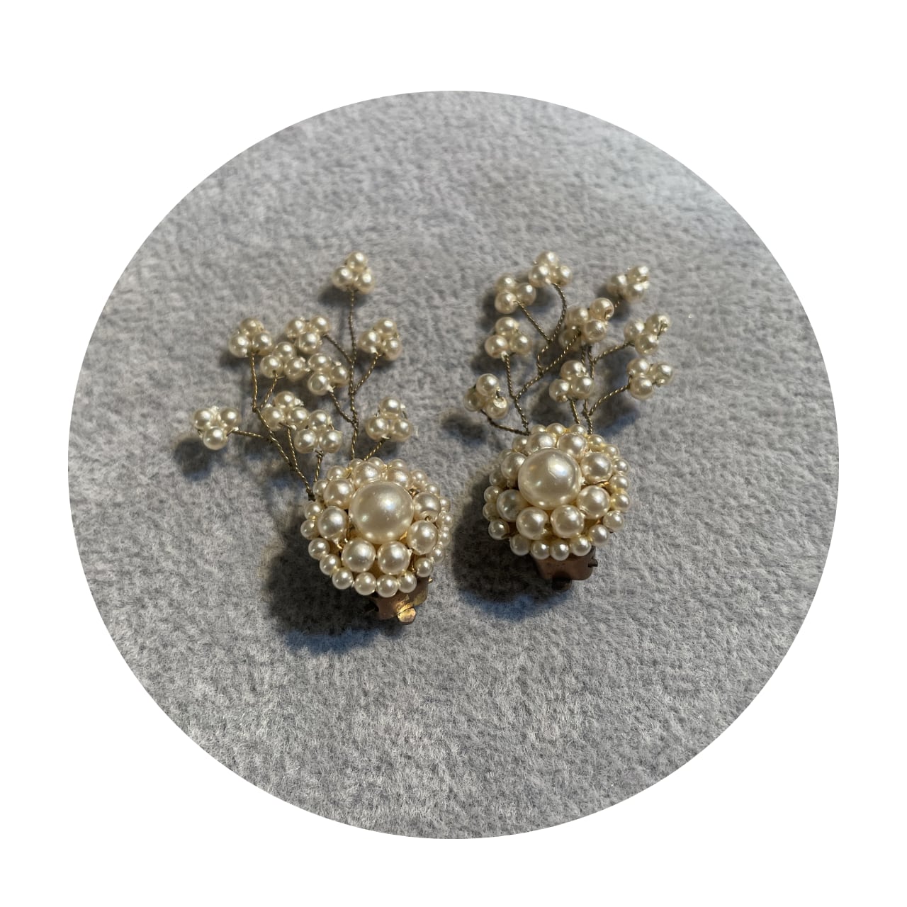 パールビーズイヤリング