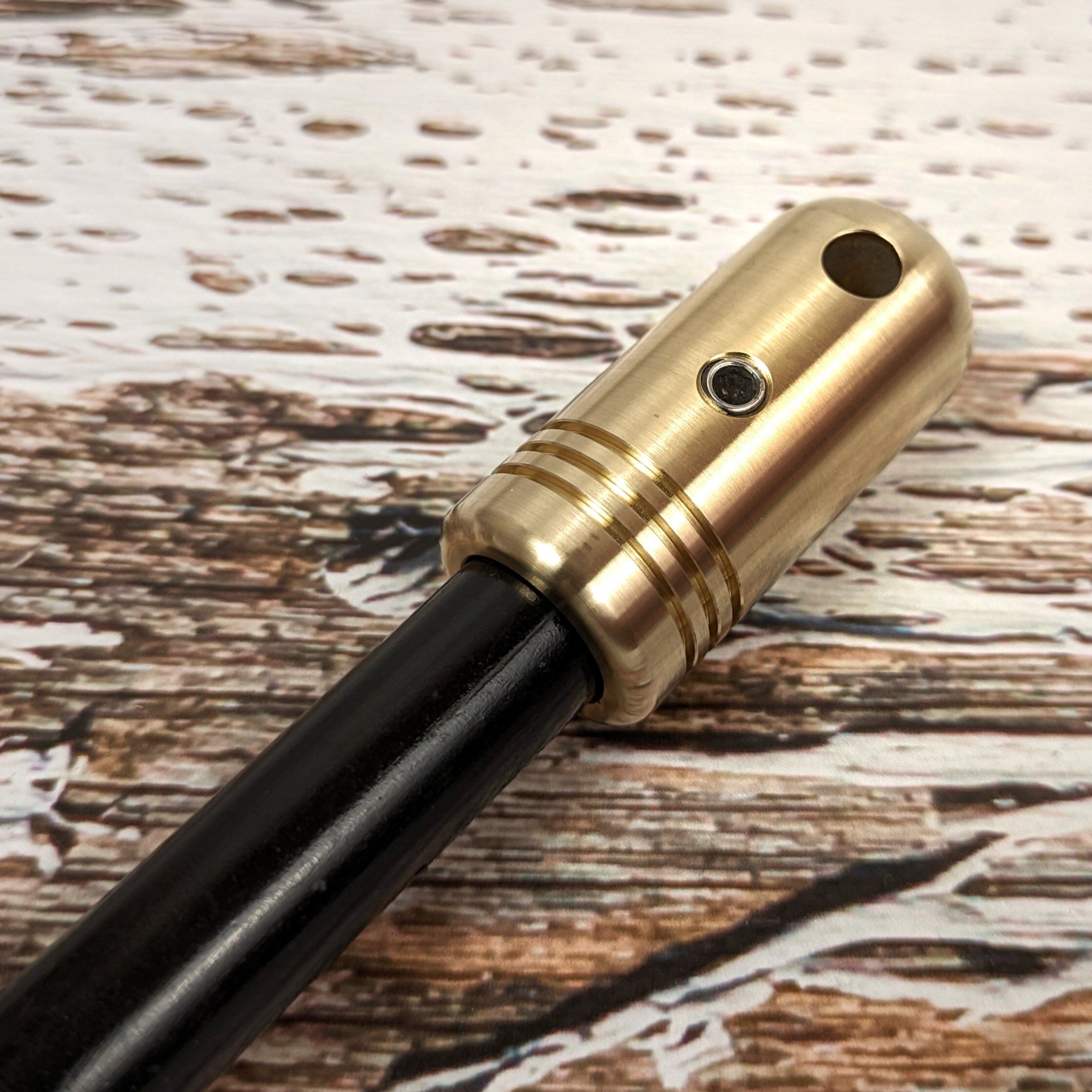 ケースセット】真鍮ハンドルメタルマッチ「野良スティック」極太13mm径