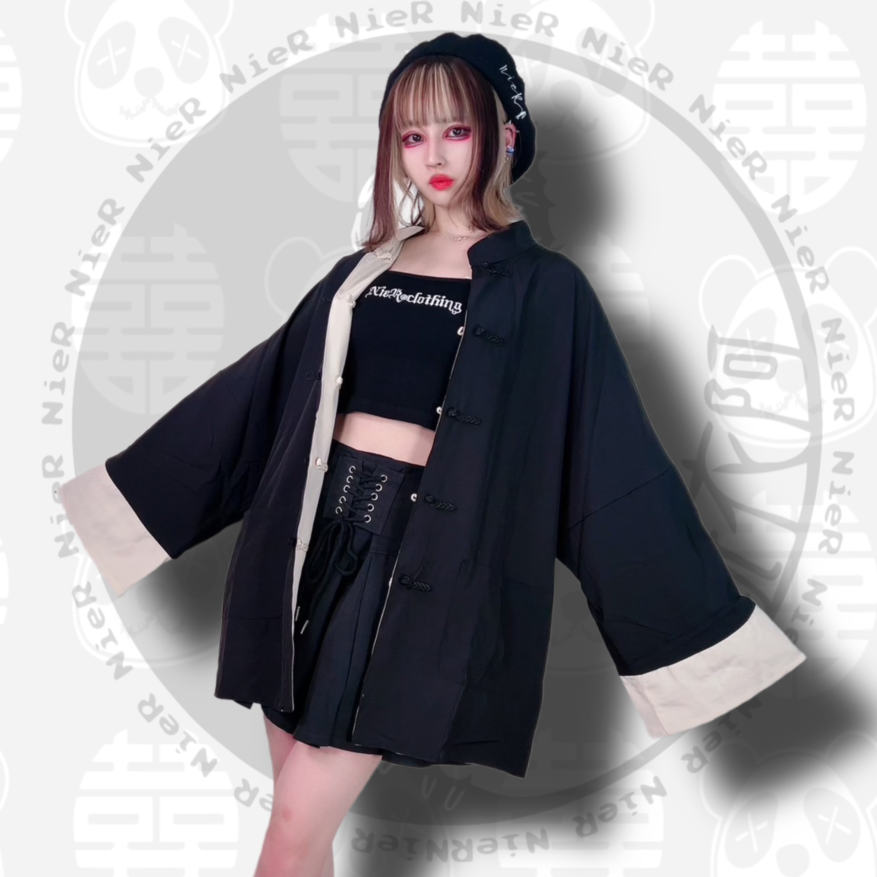 NieR OVERSIZE REVERSIBLE CHINA JACKET