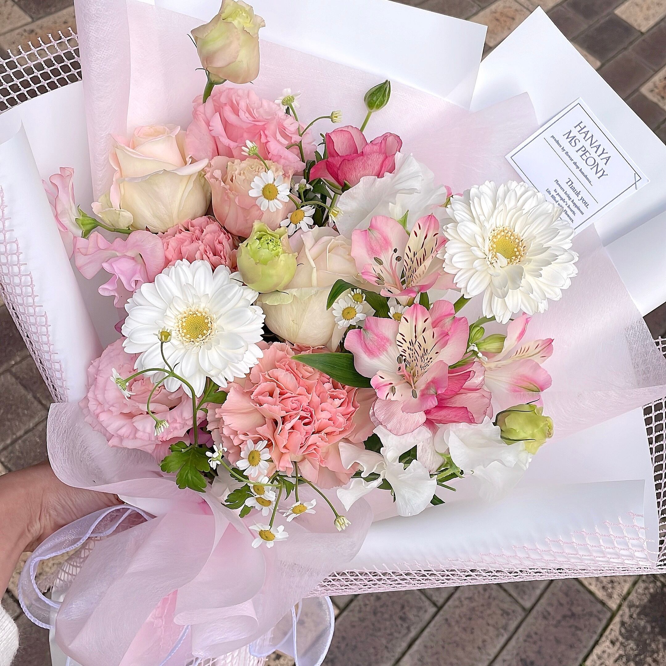 生花Korean style bouquet 7色 | Ms Peony