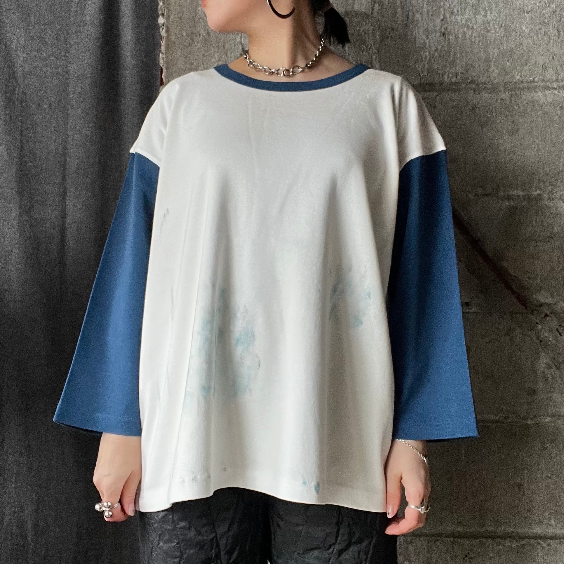 HOLIDAY】 SUPER RIB PADDED SHOULDER CREW-NECK L/S TOPS（TULIP） | olaf