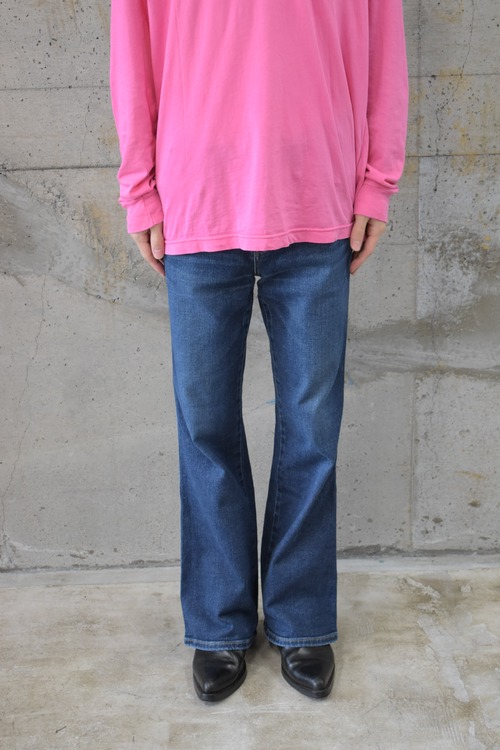 Slightly flared denim pants