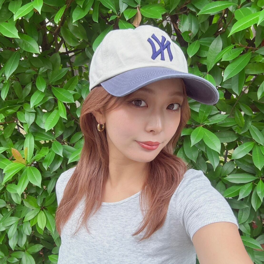 バイカラーLA/NYキャップ #2パターン 【ユニセックス/韓国ストリート