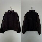【受注予約:11月上旬入荷予定】ウォームフリースハーフジップBZ/ブラウン