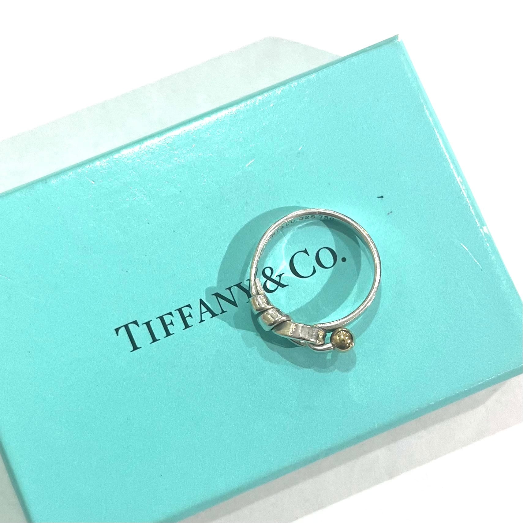TIFFANY&CO.】 ティファニーアンドコー フック＆ノット コンビリング