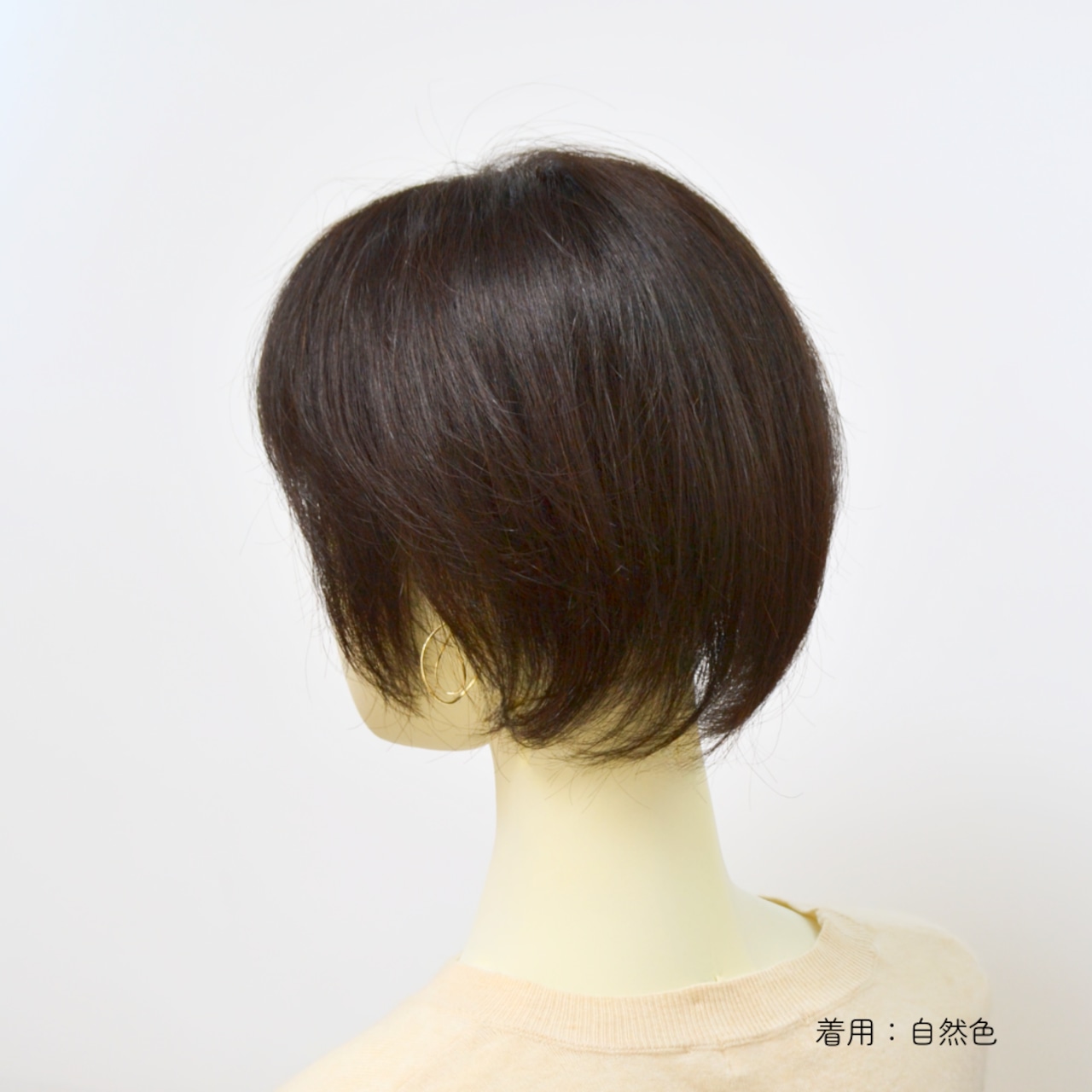 【医療用ウィッグ】 人毛100% 広範囲カバーウィッグ 【毛量普通タイプ】 ミディアムヘア用 (12×16cm) |フル卒 部分ウィッグトップからつむじまでしっかり薄毛・白髪隠し ヘアピース 自然なボリューム