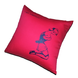 『Berni Vinyl』"Bizarre" Cushion Pink