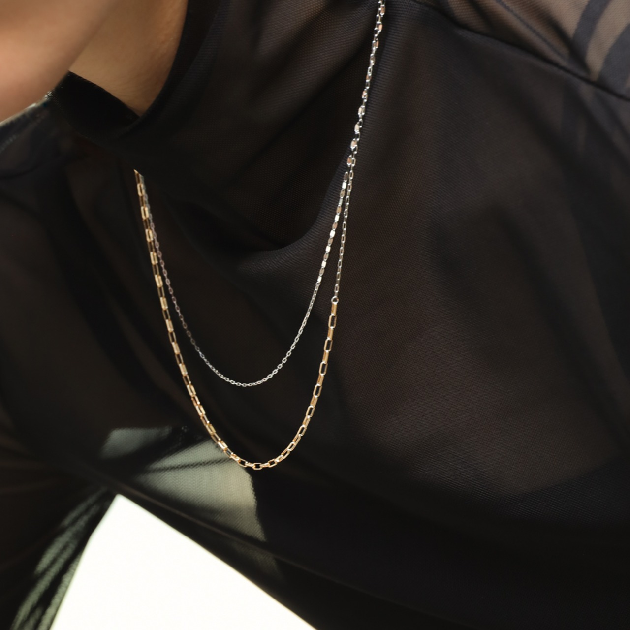 K18YG/PT2wayチェーンネックレス50cmフリークリップ 【WEB限定】58717 - 3