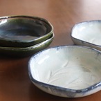 瀬戸赤津焼 拝戸窯稲山 六角浅鉢  SetoAkazu-yaki  Hexagon shallow bowl  #458