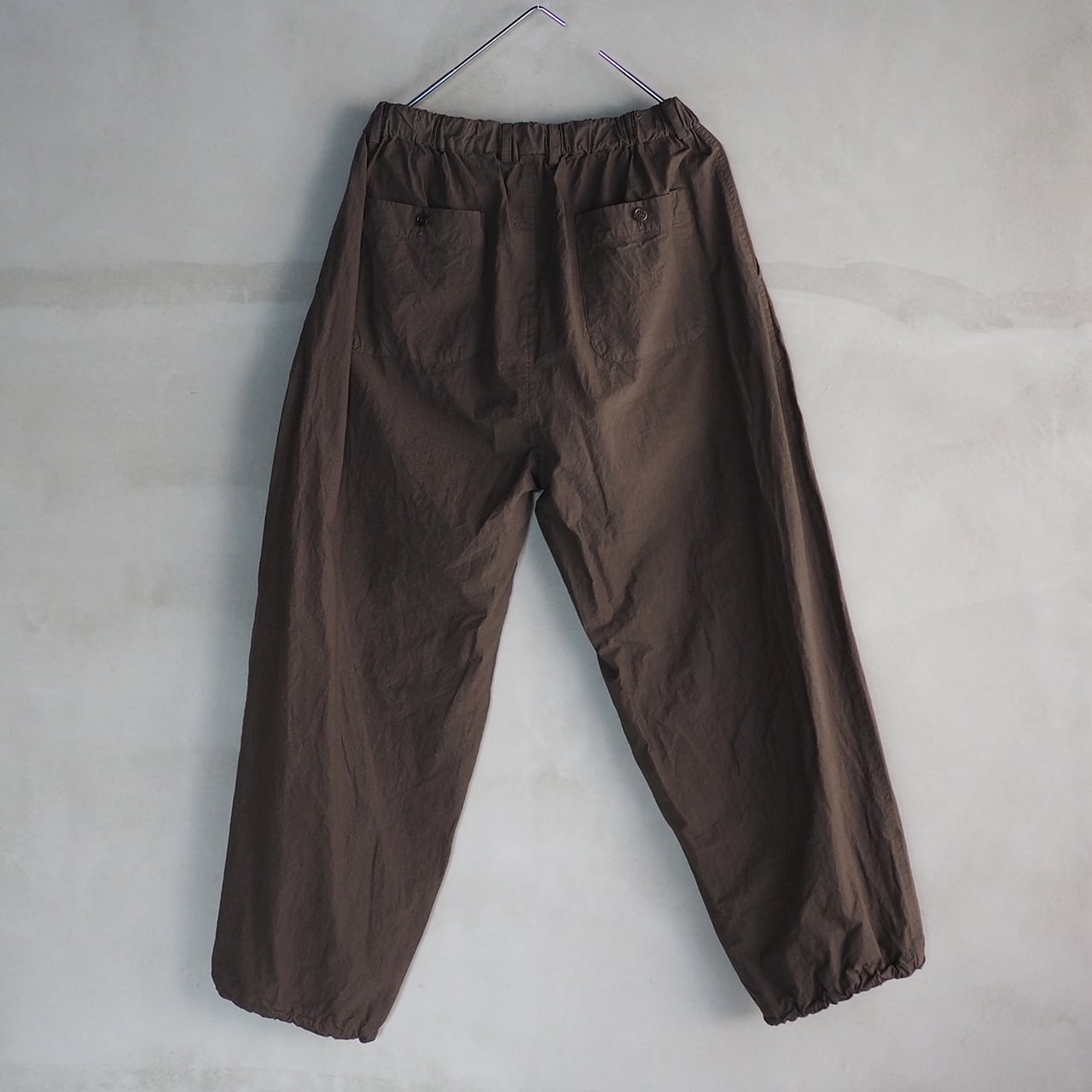 YOKO SAKAMOTO / MAX HIGH COUNT TYPEWRITER WIDE PANTS OLIVE | 洋服