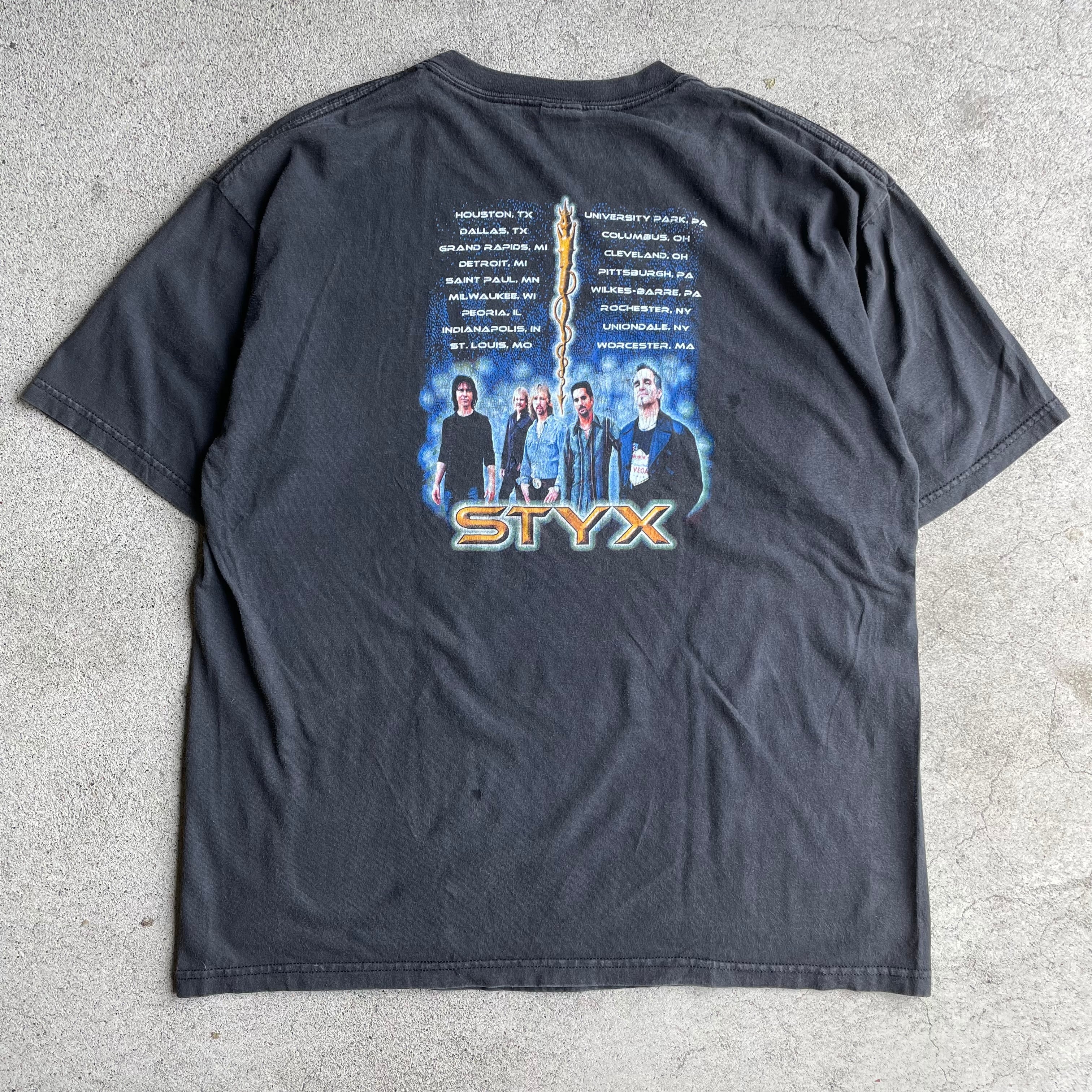 "00's styx cyclorama album t-shirt"
