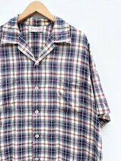 60s IZOD S/S OPEN COLLAR SHIRT Size XL程