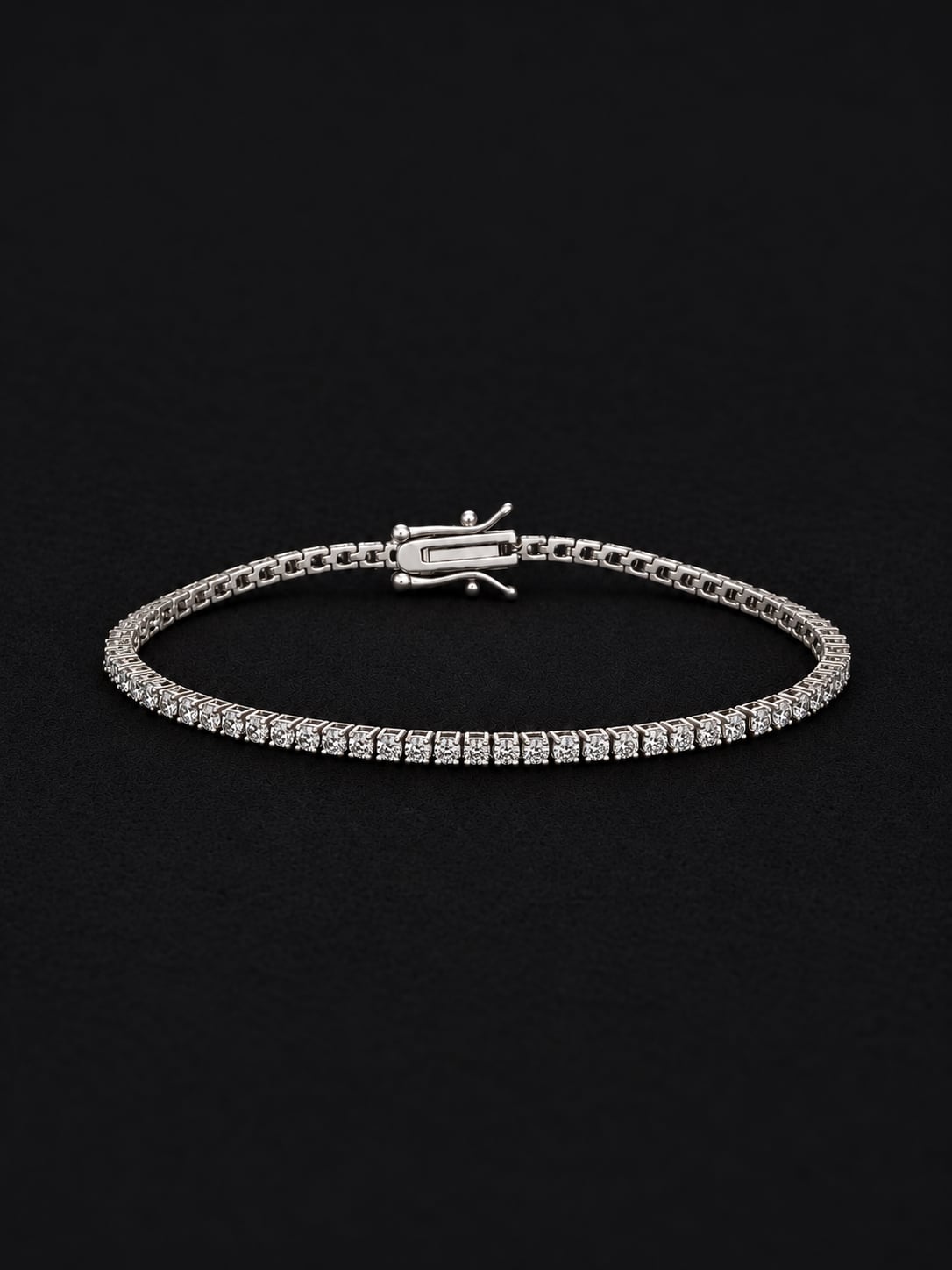 【2mm】Moissanite Tennis Chain -Gold/Silver-