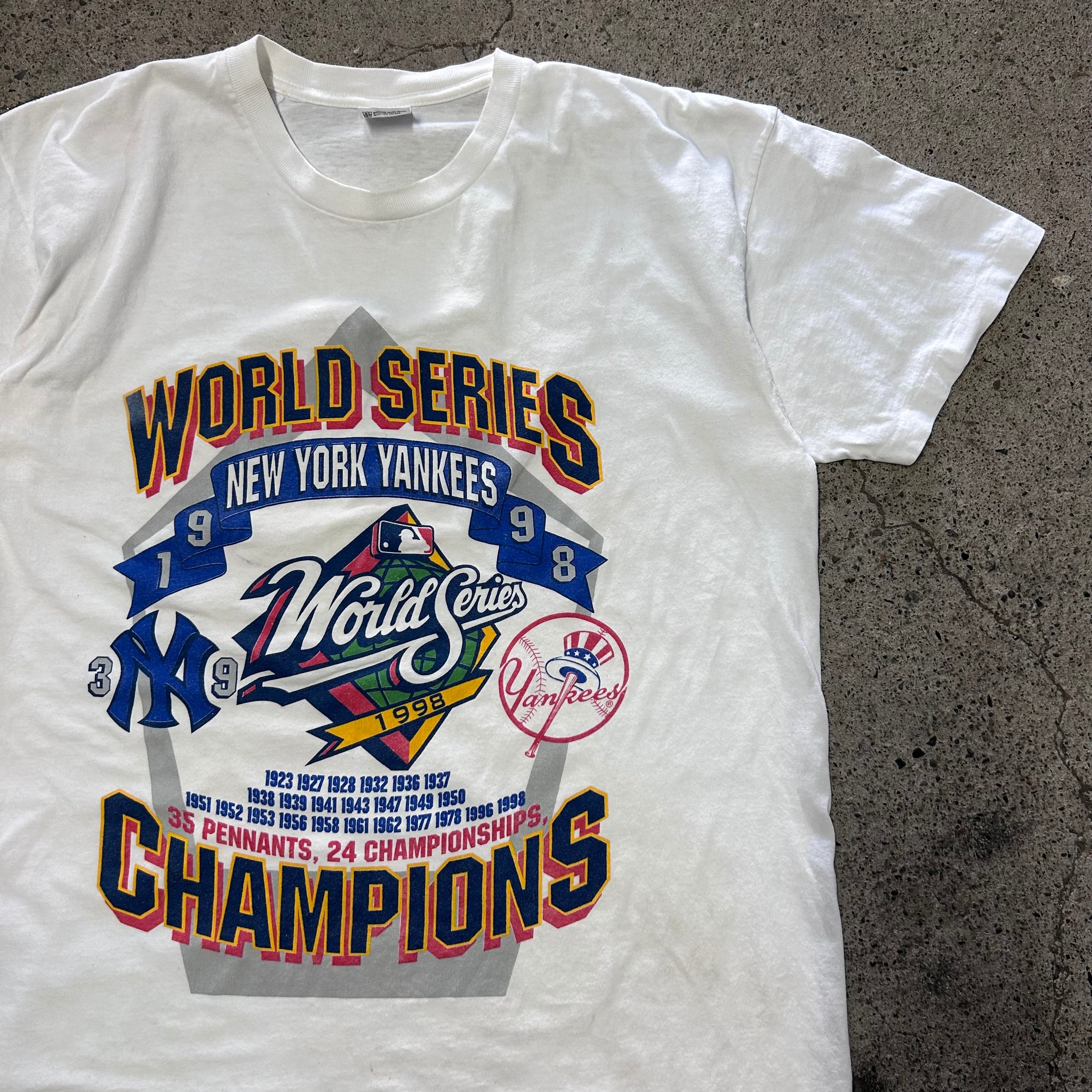 90s YANKEES Memorial T-Shirt MLB ヤンキース 98年 メモリアル ...