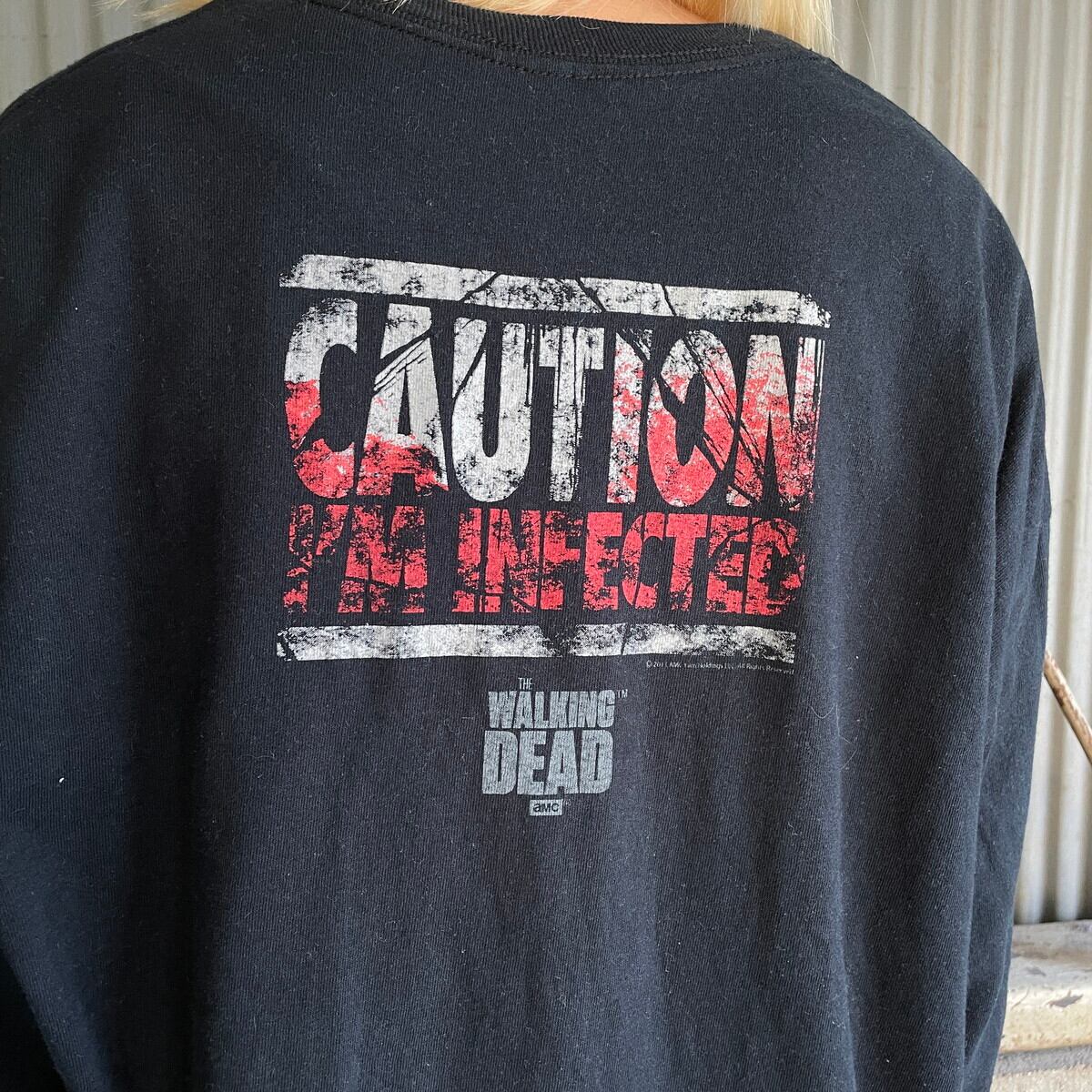 THE WALKING DEAD ウォーキングデッド プリント ロングTシャツ メンズ