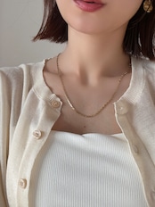 シンプルボックスチェーンネックレス