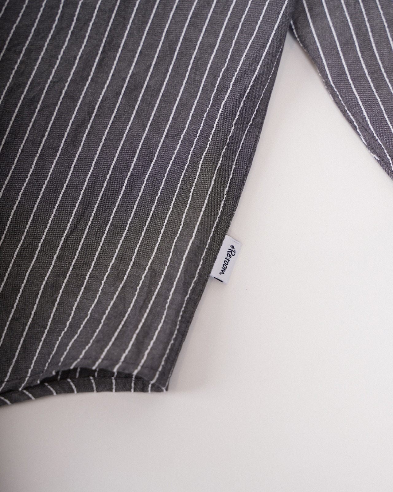 【#Re:room】BOUQUET PRINT STRIPE SHIRTS［RES125］