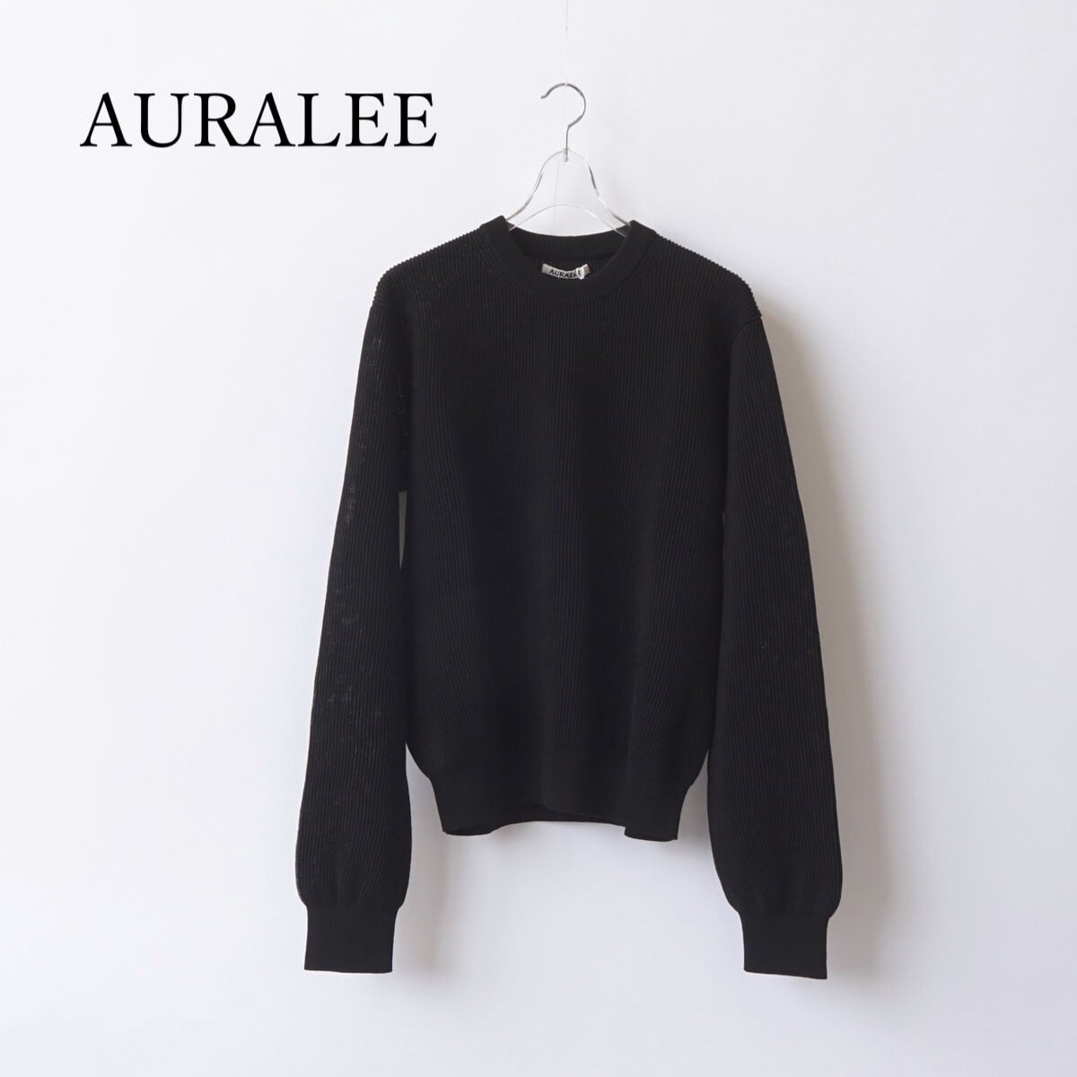 トップス Auralee 25ss flat yarn rib knit p/o ivor Auralee Flat