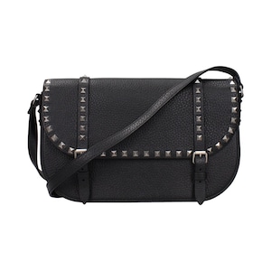 VALENTINO GARAVANI ヴァレンティノガラヴァーニ メンズ クロスボディバッグ レザー ブラック