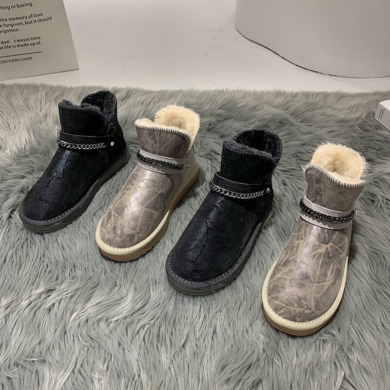 ブーツショートレディースレッドカジュアル 靴 シューズ コットン フェイクシューズ59736554450