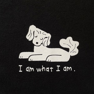 "I am what I am." Long-sleeve shirt (Black)
