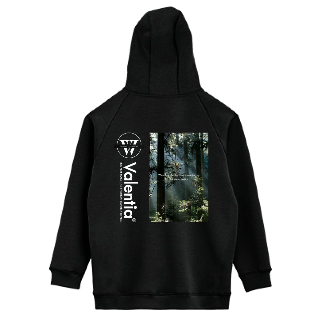 LIFEMAX 10oz ドライストレッチプルオーバーパーカー（両面印刷）