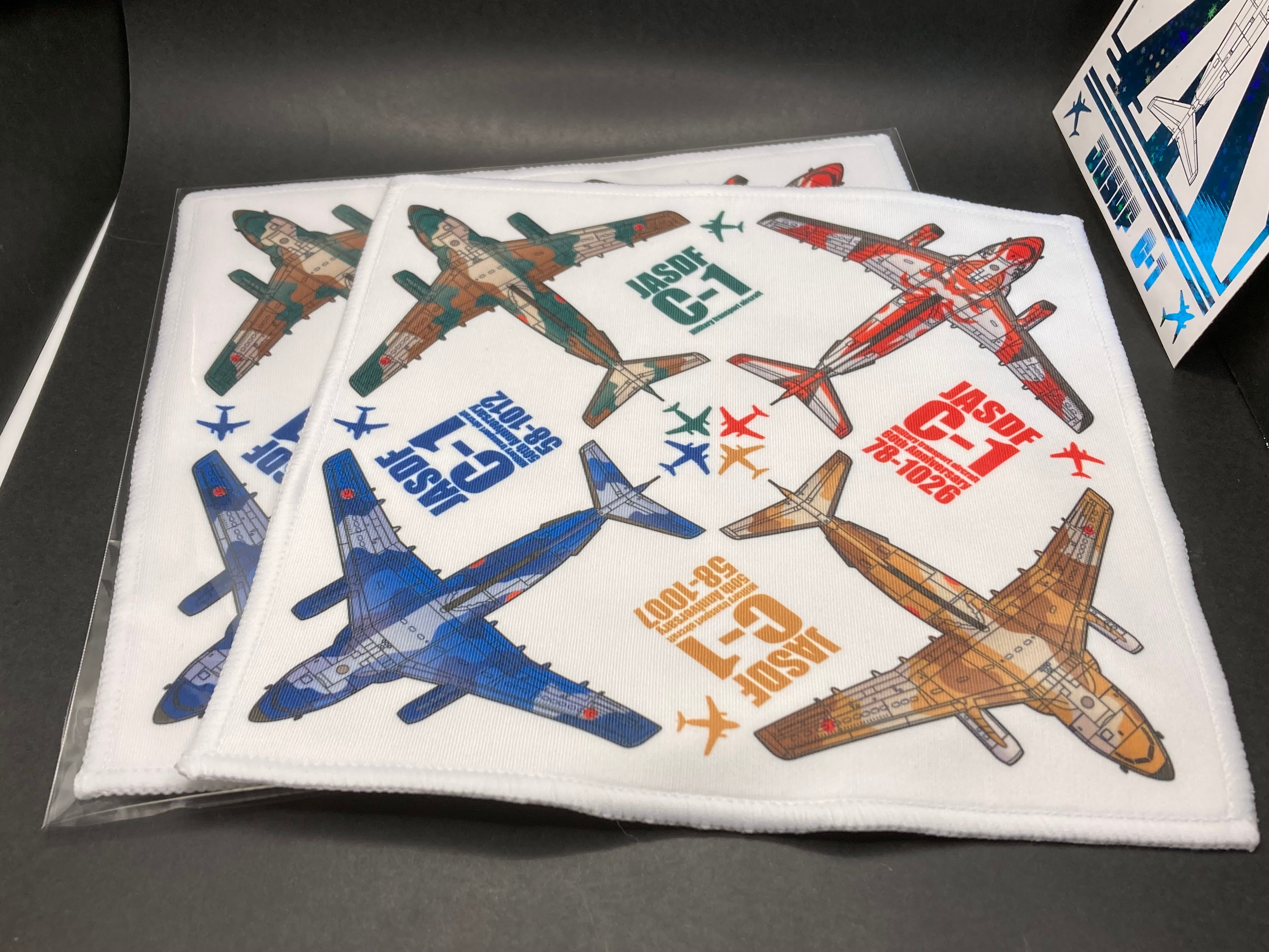 壁飾り　第１輸送隊 航空自衛隊 C-1 輸送機 【08-1030】/【78-1026】「歌舞伎」ハンド