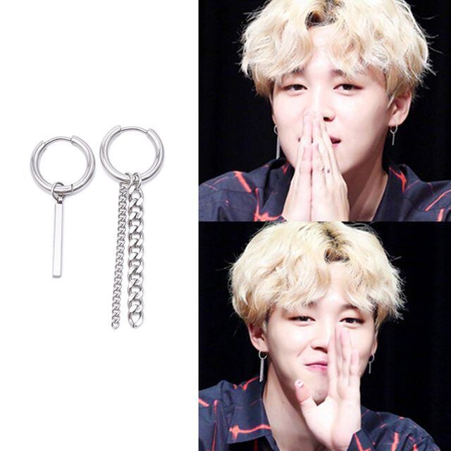 BTS 防弾少年団 jimin ジミン 着用タイプ ピアス メンズ フープピアス フープ ピアス レディース ステンレス 金属アレルギー 対応 ピアス