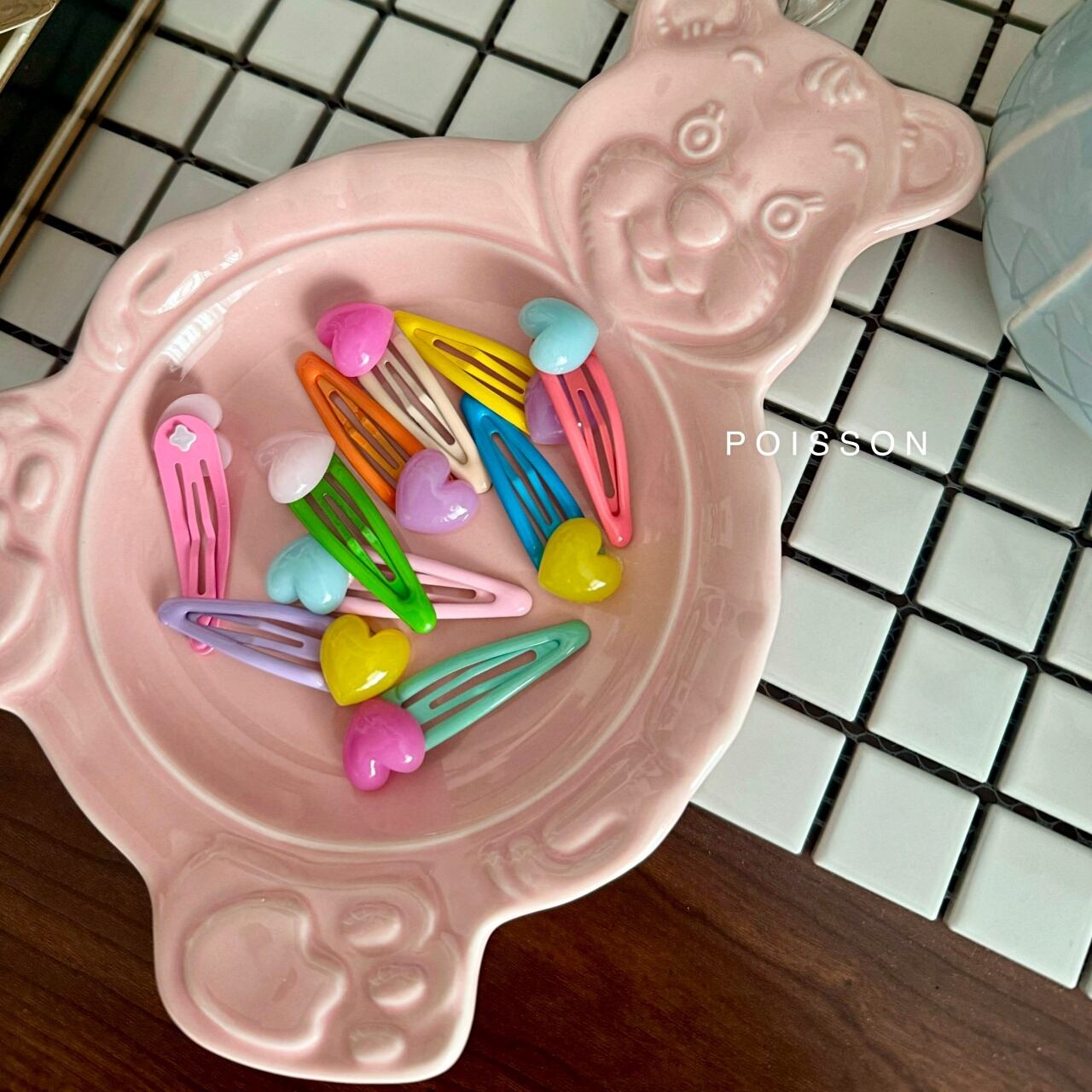 «sold out»«poisson» ハートピンセット