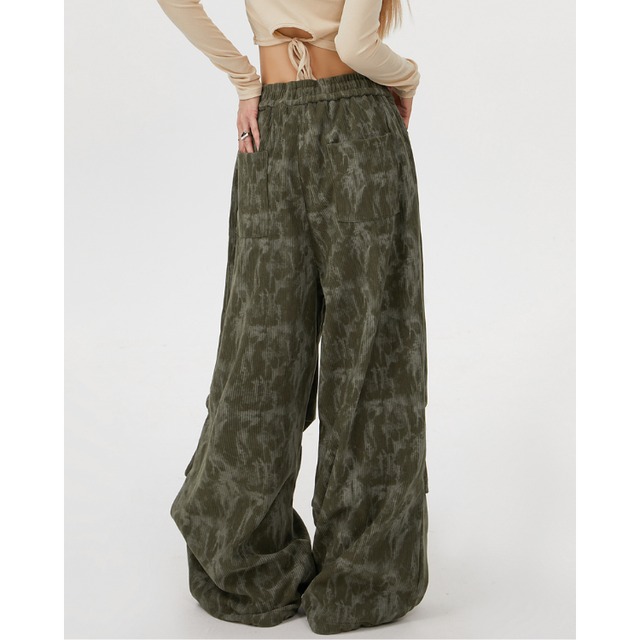 corduroy dyed tie pants　コーデュロイダイタイパンツ　J0945